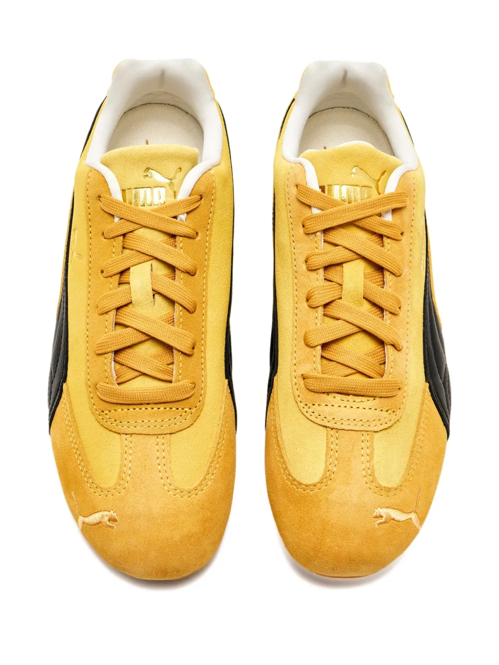 Кроссовки Speedcat из замши и кожи PUMA, желтый — фото 2
