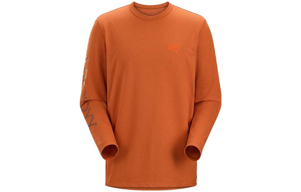Футболка Arc'teryx Captive Arc'word с длинным рукавом, цвет Fika Brown — фото 4