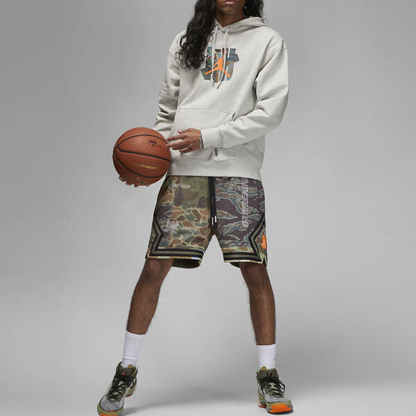 Толстовка Air Jordan x UNDEFEATED HOODIE 'Grey', серый — фото 3