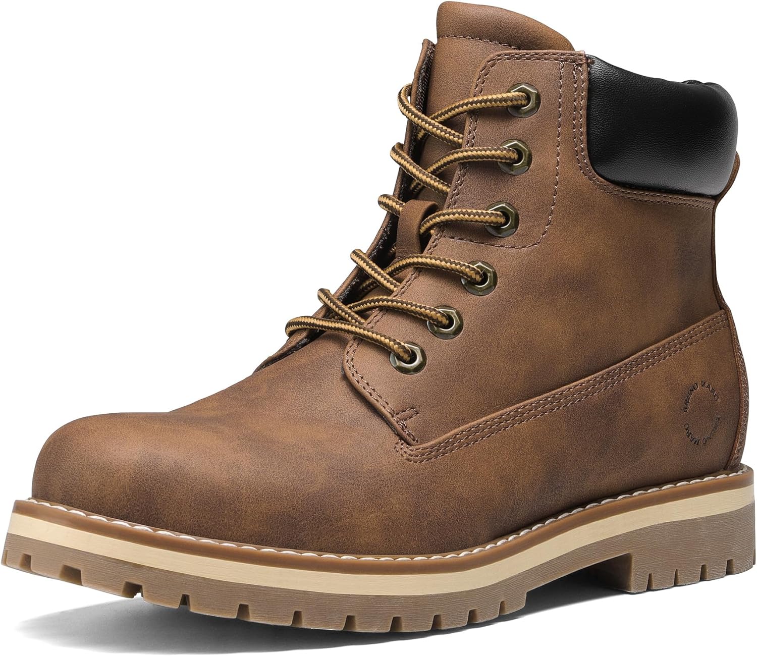 

Мужские классические зимние осенние повседневные ботинки Bruno Marc, теплые ботинки для холодной погоды 3.0, коричневый