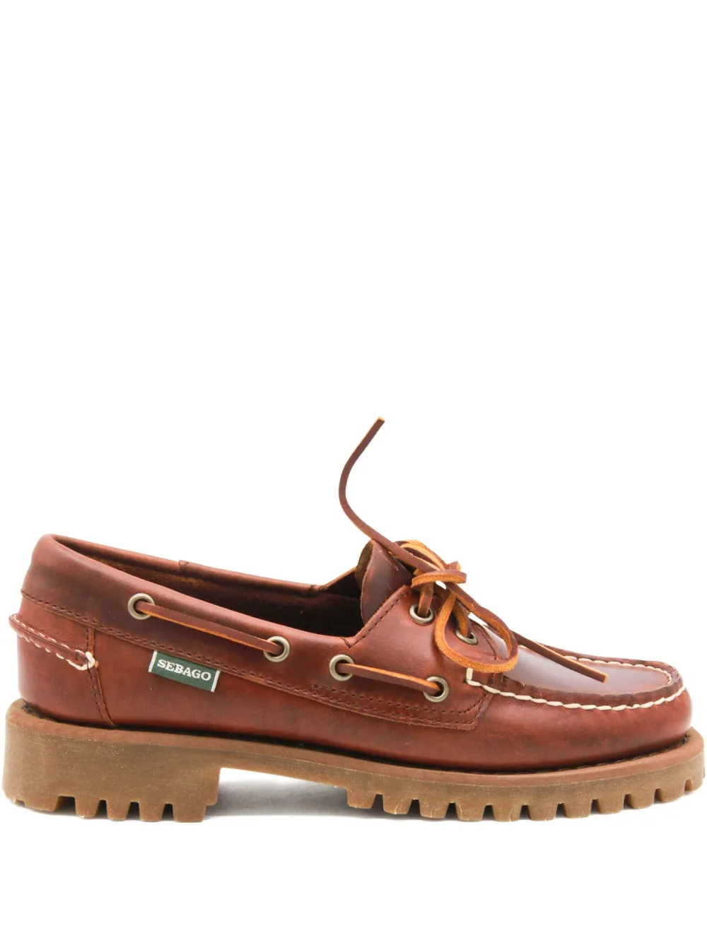 Кожаные топсайдеры Ranger Sebago, коричневый