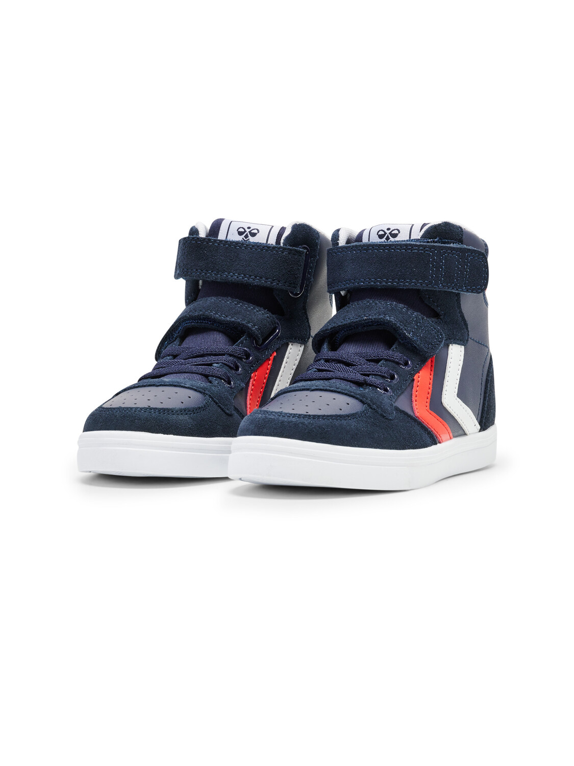 Высокие кроссовки Hummel High Slimmer Stadil Leather High Jr, цвет PEACOAT — фото 4