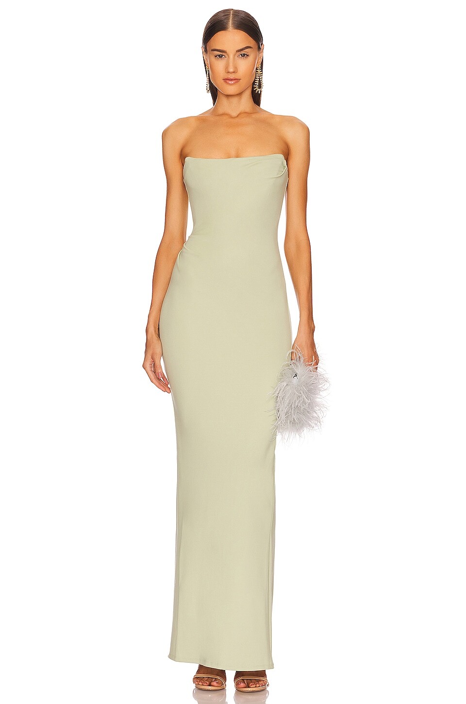

Платье Michael Costello x REVOLVE Briggs Gown, цвет Sage