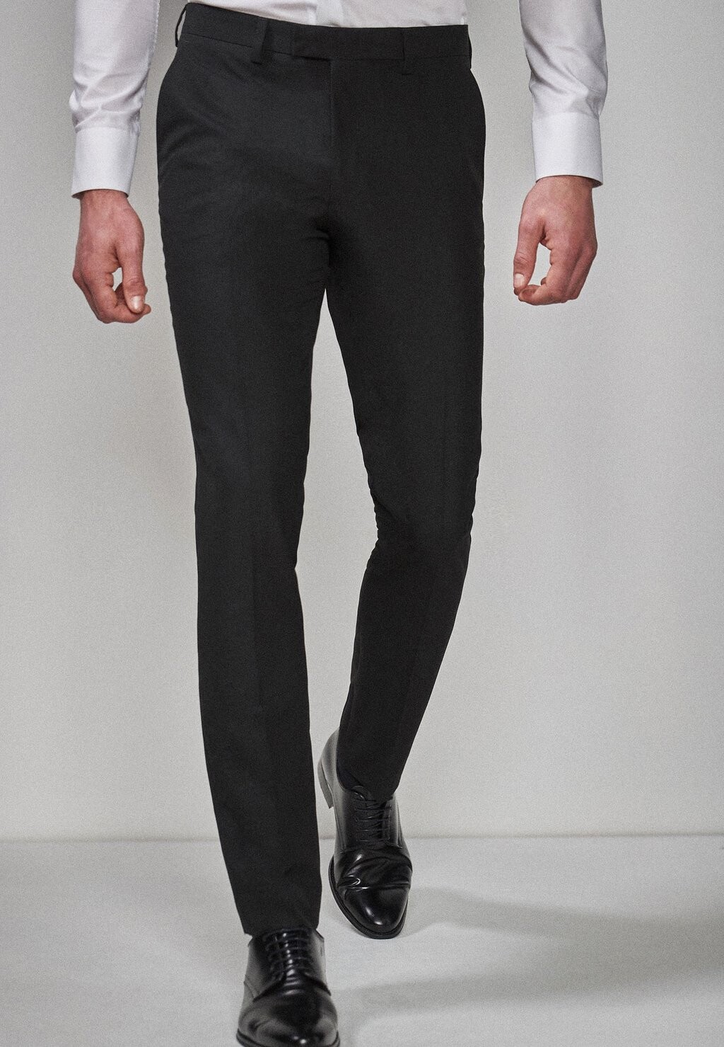 Брюки SLIM FIT TUXEDO Next, черный — фото 2