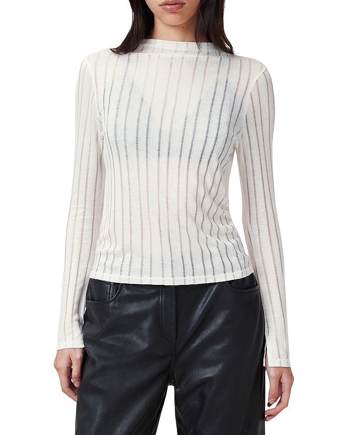 

Футболка с длинными рукавами Aki ALLSAINTS, белый