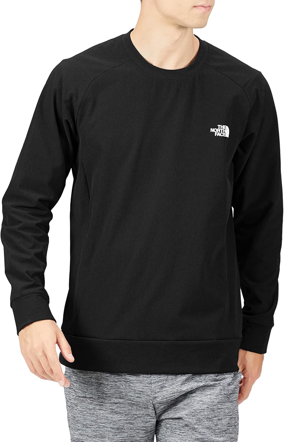 

Мужская термофутболка The North Face Apex Thermal Crew с карманами и водоотталкивающим покрытием, черный
