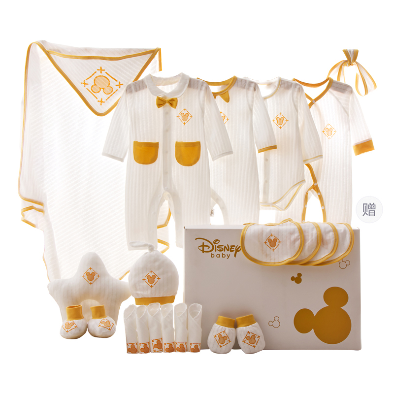 

Подарочный набор для малыша 2 предмета для младенцев и детей ясельного возраста Disney, белый