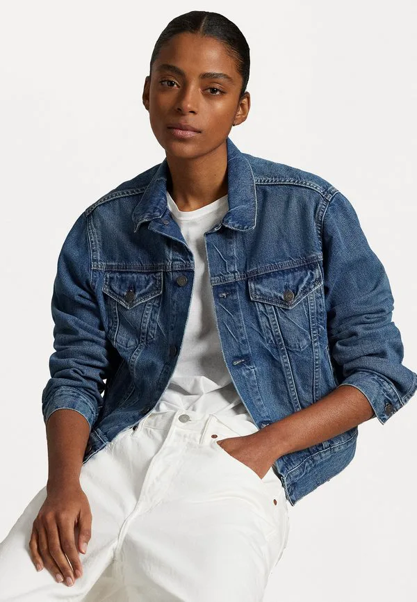 Джинсовая куртка дальнобойщика Polo Ralph Lauren, Meuse Wash — фото 4