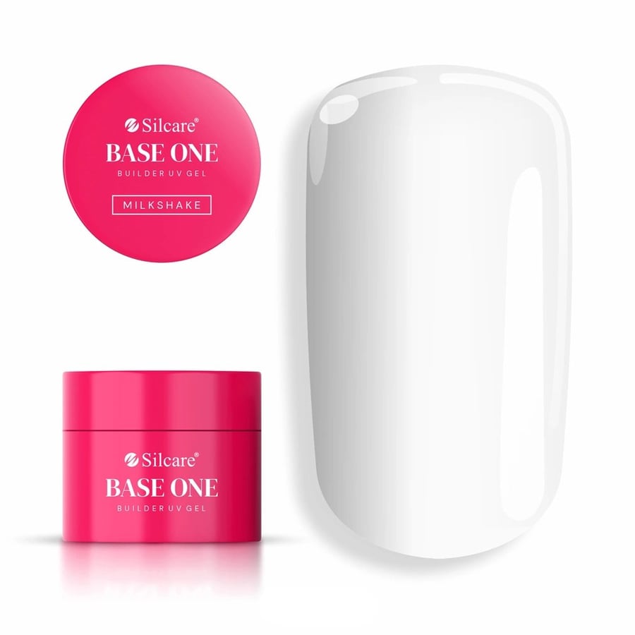 

Gel Base One Milkshake 15 г Самовыравнивающийся гель для наращивания ногтей Silcare