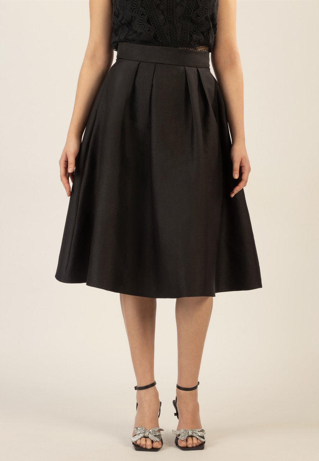 

Юбка плиссированная A-line skirt Apart, черный