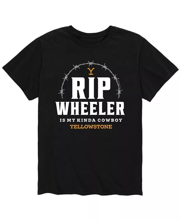 

Мужская футболка Yellowstone RIP Wheeler AIRWAVES, черный