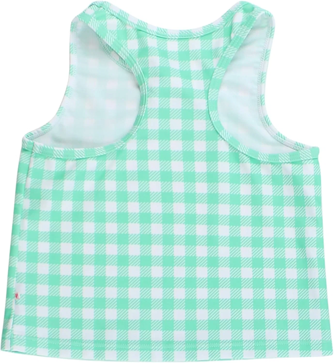Детский активный топ RuffleButts, Spring Bud Gingham — фото 4