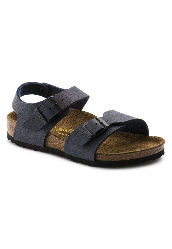 Детские сандалии нью-йорка Birkenstock, Navy — фото 3