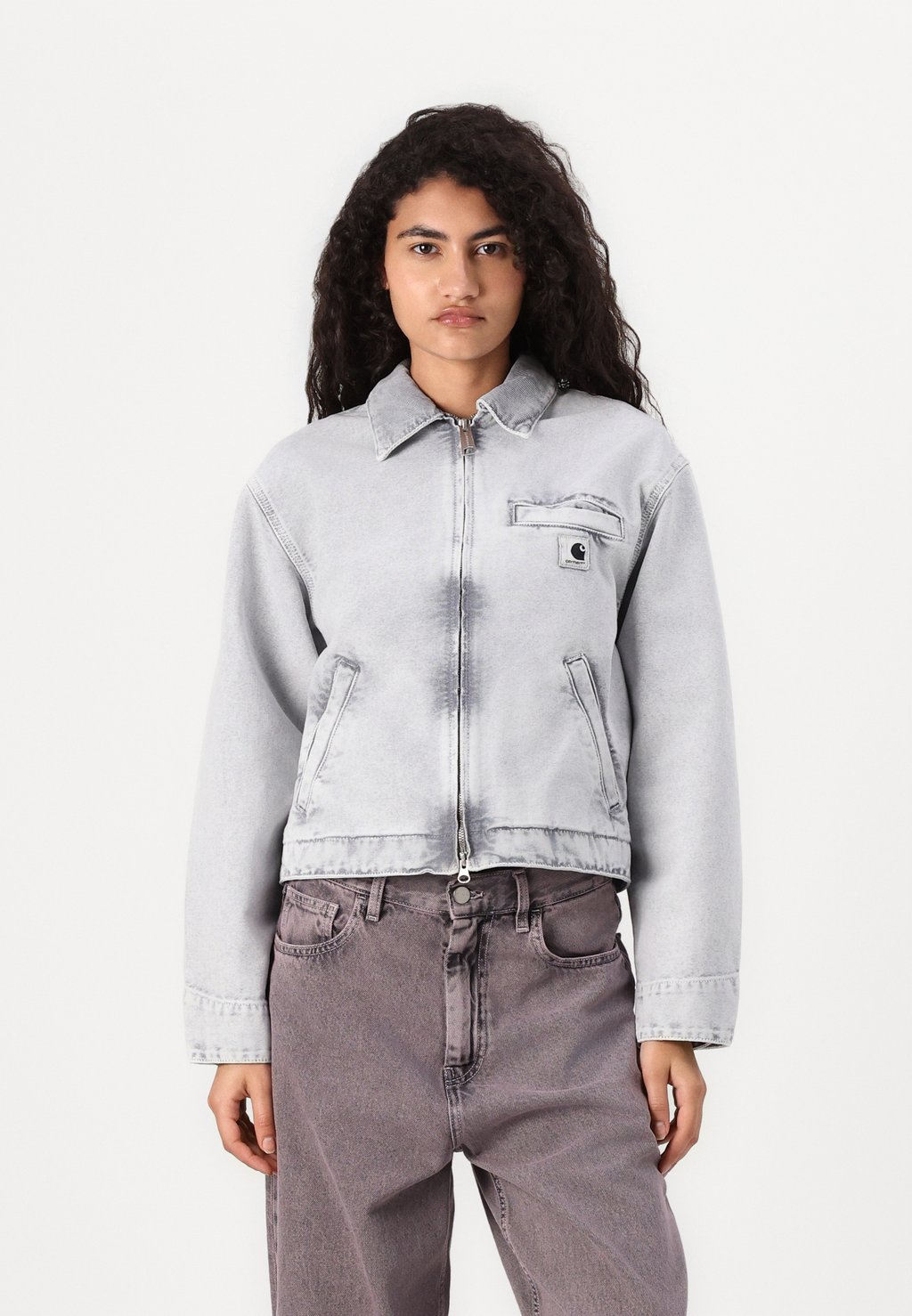 

Куртка-бомбер EMERY JACKET DEARBORN - Denim jacket Carhartt WIP, серый