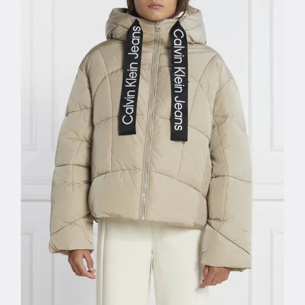 

Куртка стандартного кроя Calvin Klein, бежевый