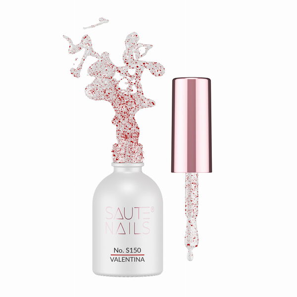 

Гибридный лак для ногтей s150 valentina, 8 мл Saute Nails, цвет s150 valentina
