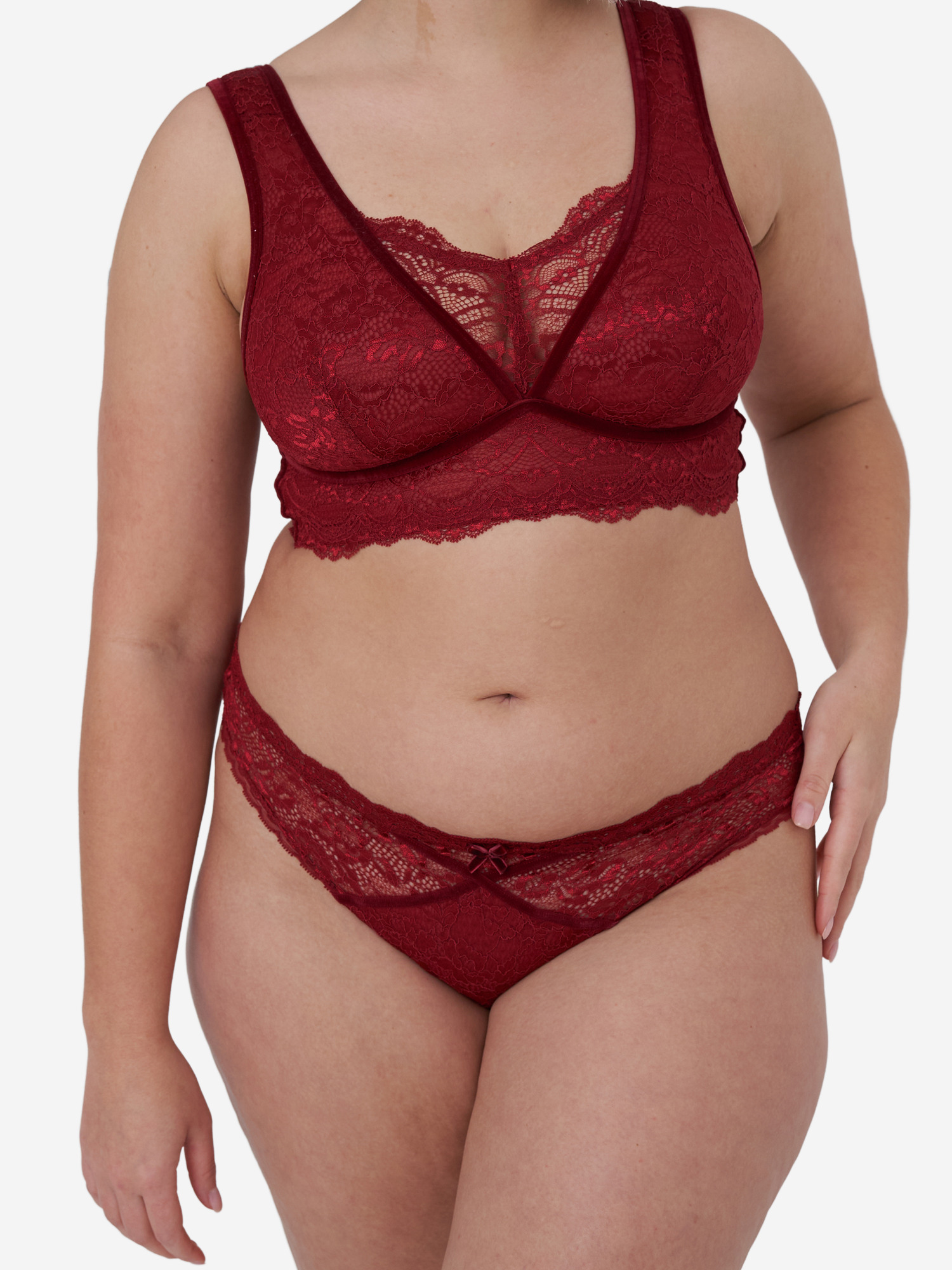 

Трусы SugarShape Brazilian Eliana Velvet, бордовый