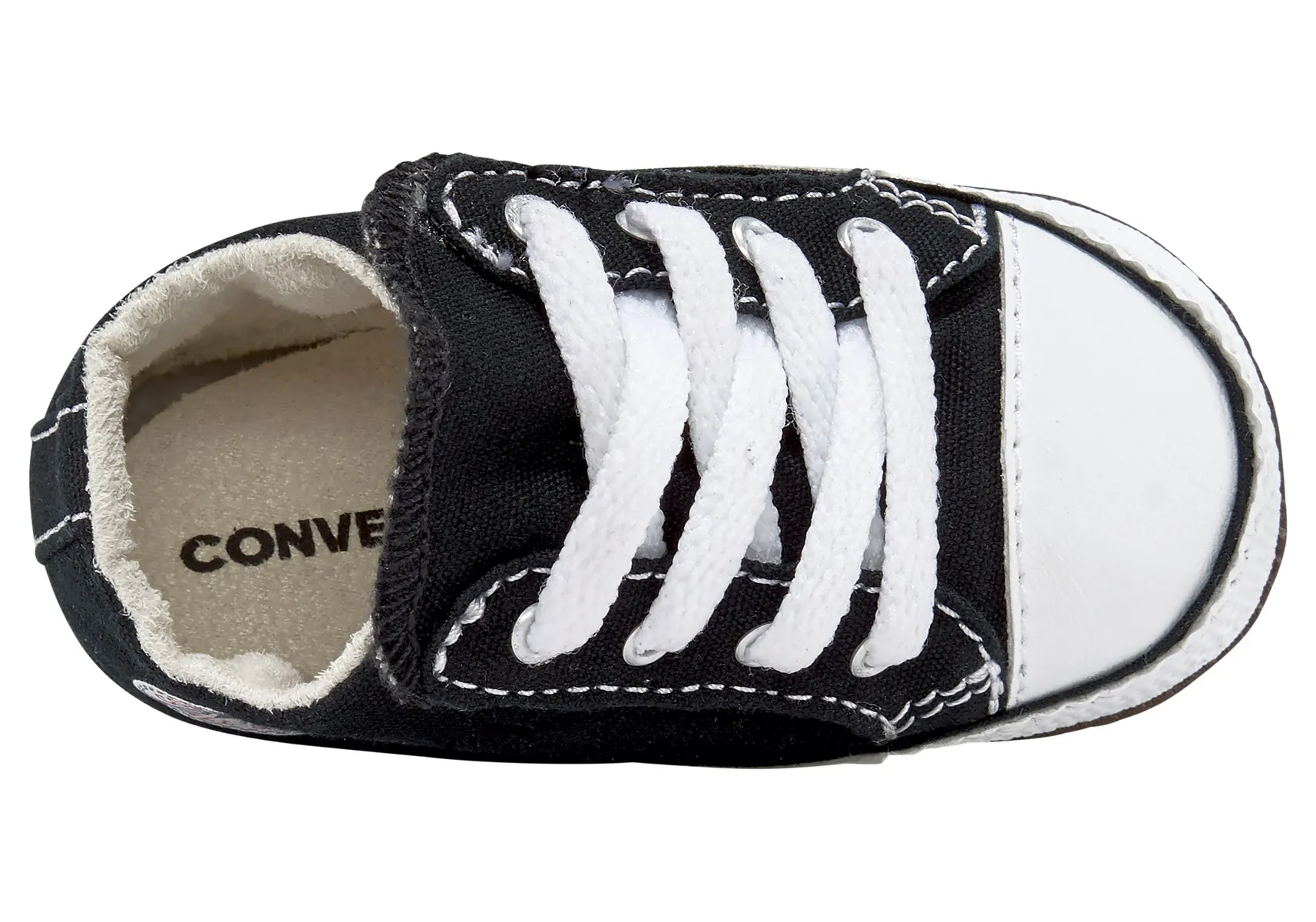 Кроссовки Converse "Детские Chuck Taylor All Star Cribster Canvas Color-Mid", для малышей на застежке-липучке, слоновая кость — фото 4