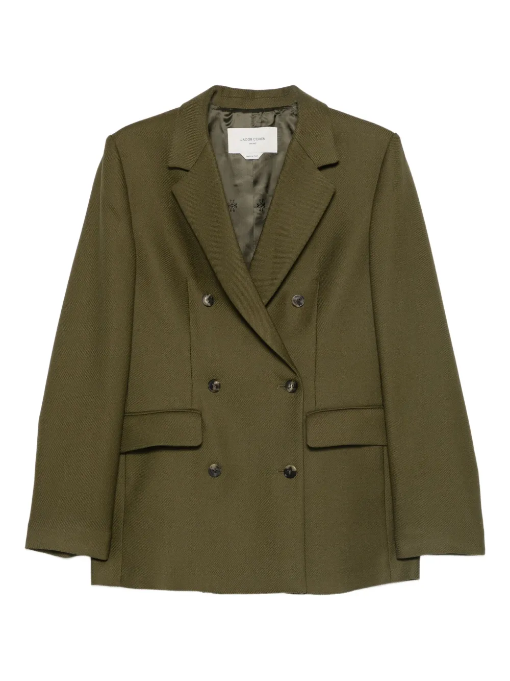 

Двубортный блейзер Jacob Cohen, зеленый