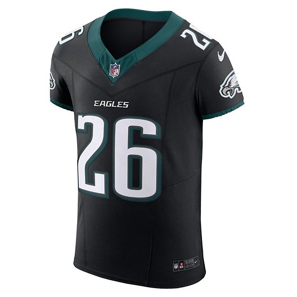 Мужская черная футболка Philadelphia Eagles Vapor FUSE Elite Nike — фото 3