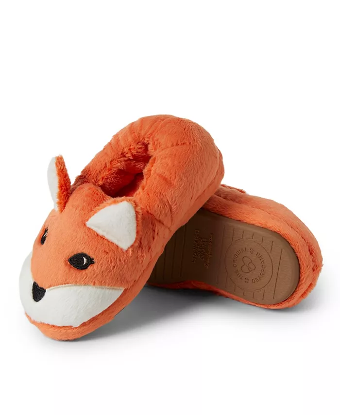 

Детские тапочки Emery Critter с закрытой пяткой в виде животных Dearfoams, оранжевый