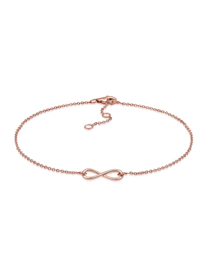 

Elli Браслет Fußschmuck 925 Sterling Silber Infinity in Rosegold