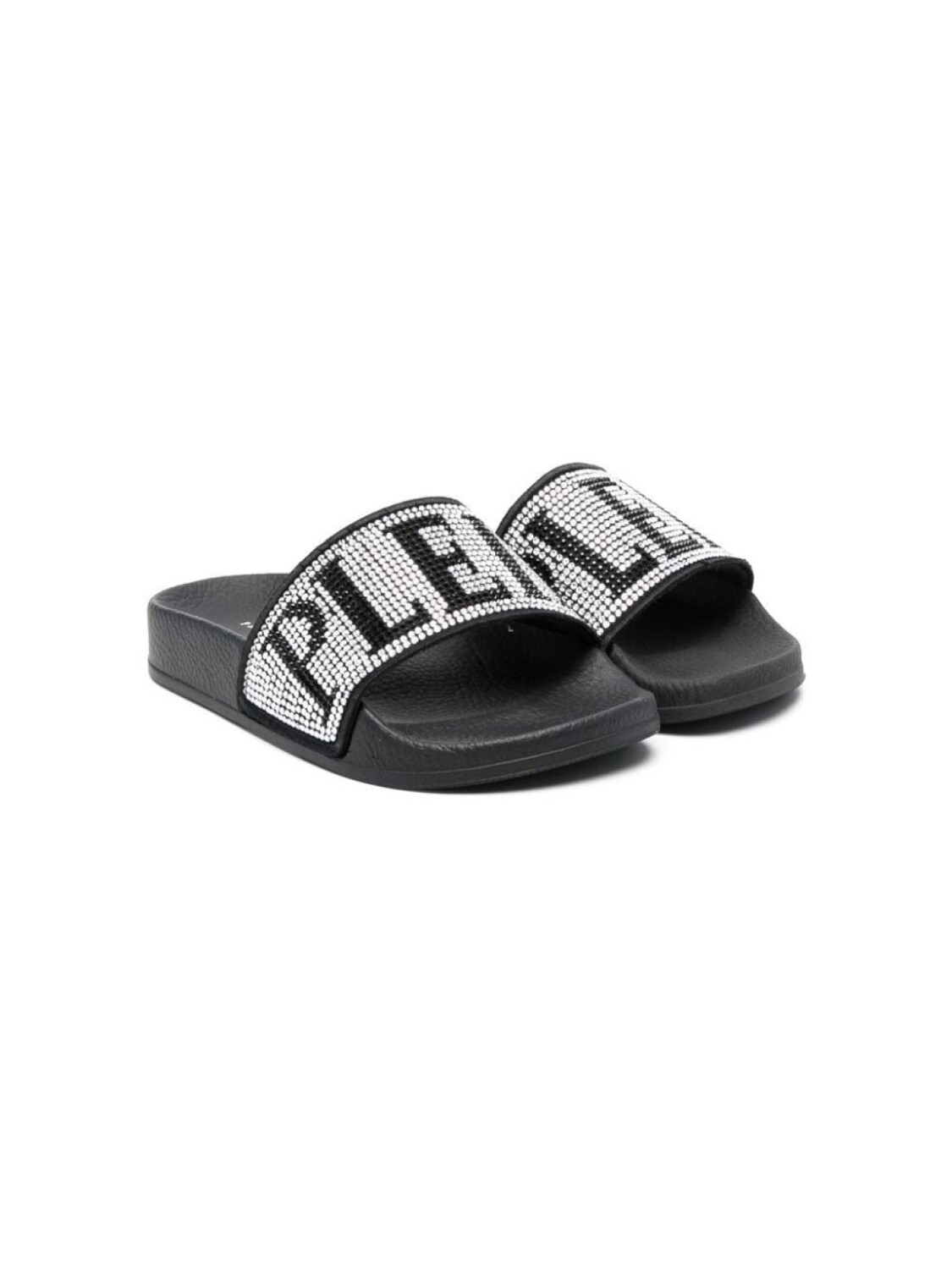 

Philipp Plein шлепанцы Plein с кристаллами, черный