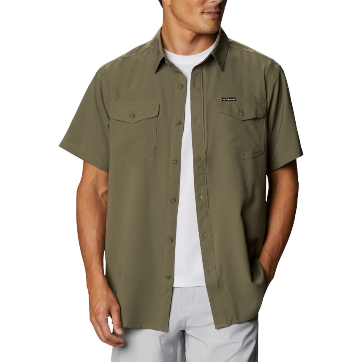 

Utilizer Columbia Мужская рубашка, темно-зеленый