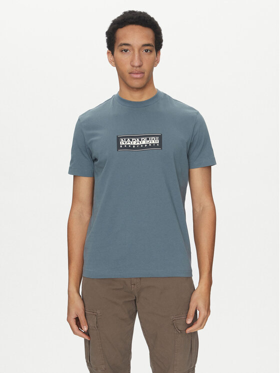 

Футболка обычного кроя S-box Logo NP0A4I3L Napapijri, зеленый