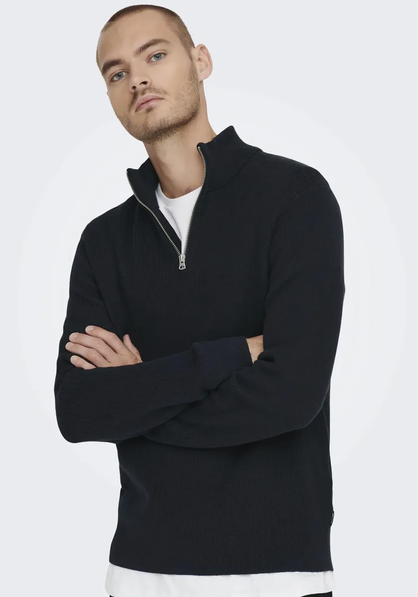 

ONLY & SONS вязаный свитер "OS Knit", синий