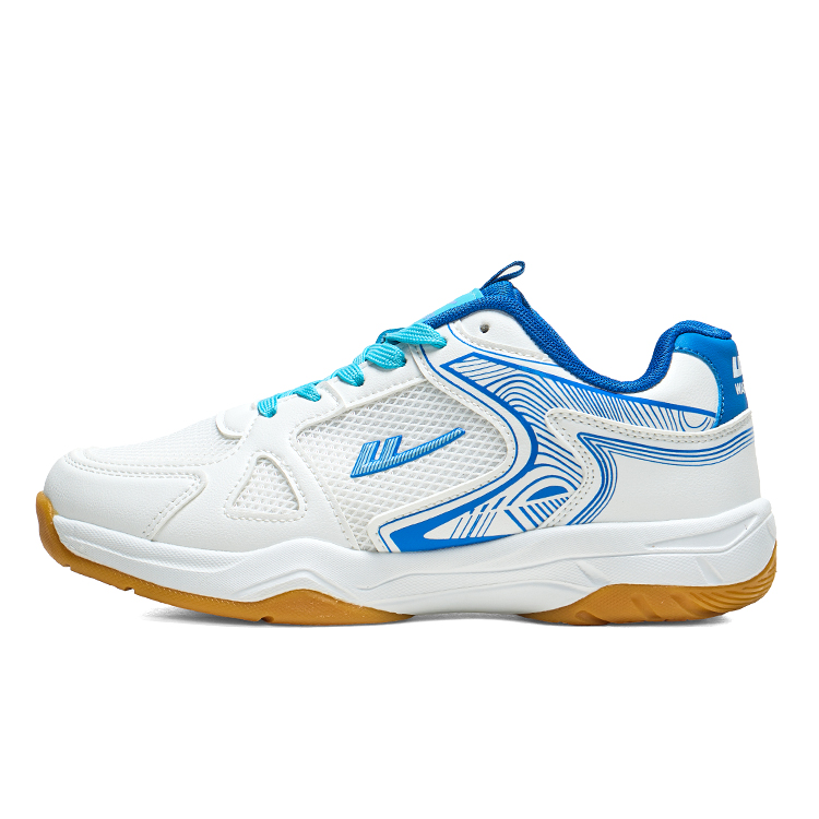 

Легкие, дышащие и нескользящие низкие бадминтонные кроссовки Men's WARRIOR, белый royal синий