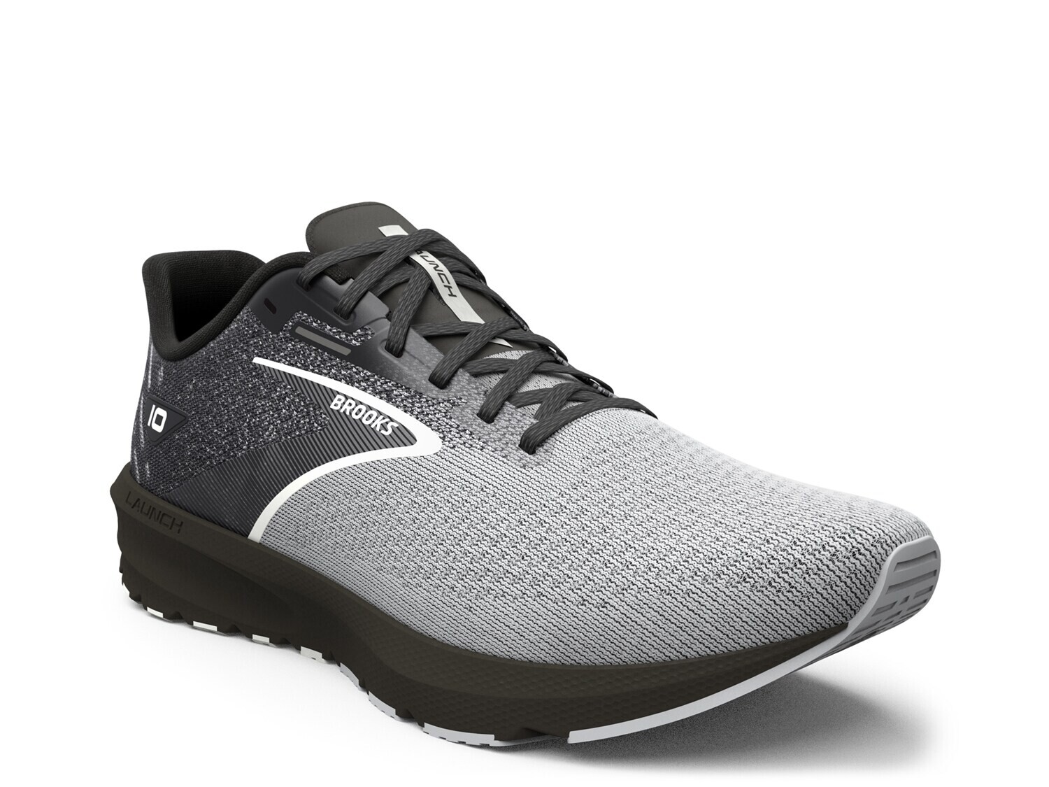 

Кроссовки Brooks Launch 10, черный/белый, Черный;серый, Кроссовки Brooks Launch 10, черный/белый