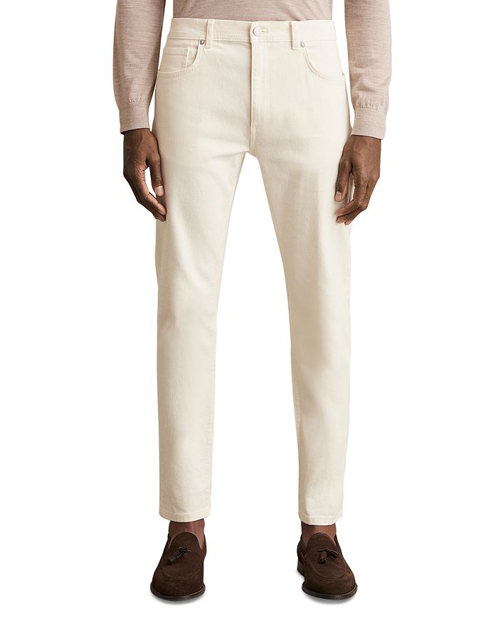 

Джинсы Picton Slim Fit белого цвета REISS, белый
