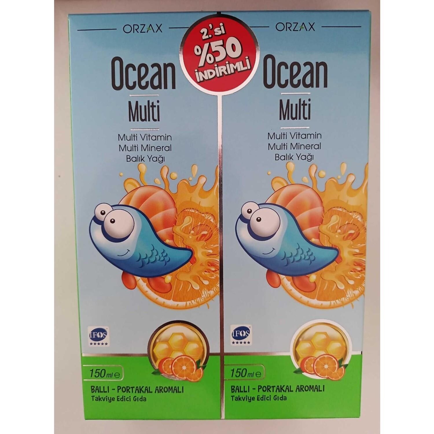 

Ocean Multi Fish Oil 2 Pack 150 мл Сироп ORZAX