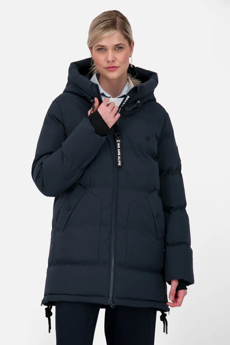 

Зимняя куртка Alife & Kickin "CathyAK A Puffer Parka женская зимняя куртка, стеганая куртка, куртка", цвет морской волны