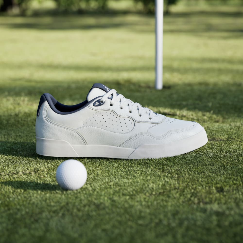 Кроссовки Adidas Retrocross 25 Spikeless Golf Shoes, цвет Off White/Night Indigo/Off White — фото 2