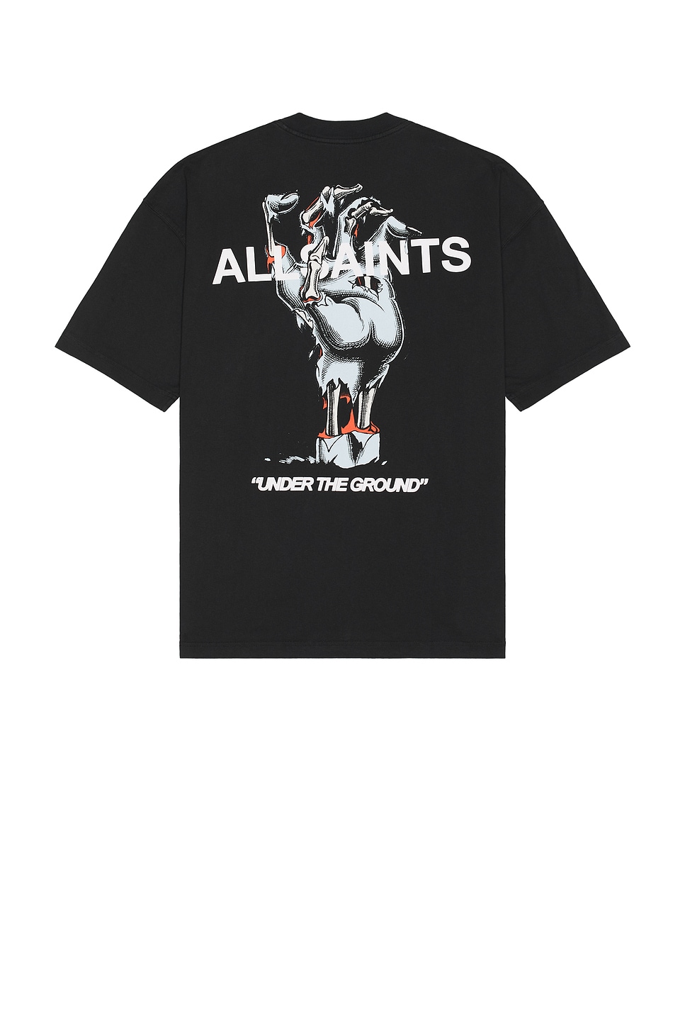 

Футболка undergang с коротким рукавом Allsaints, черный