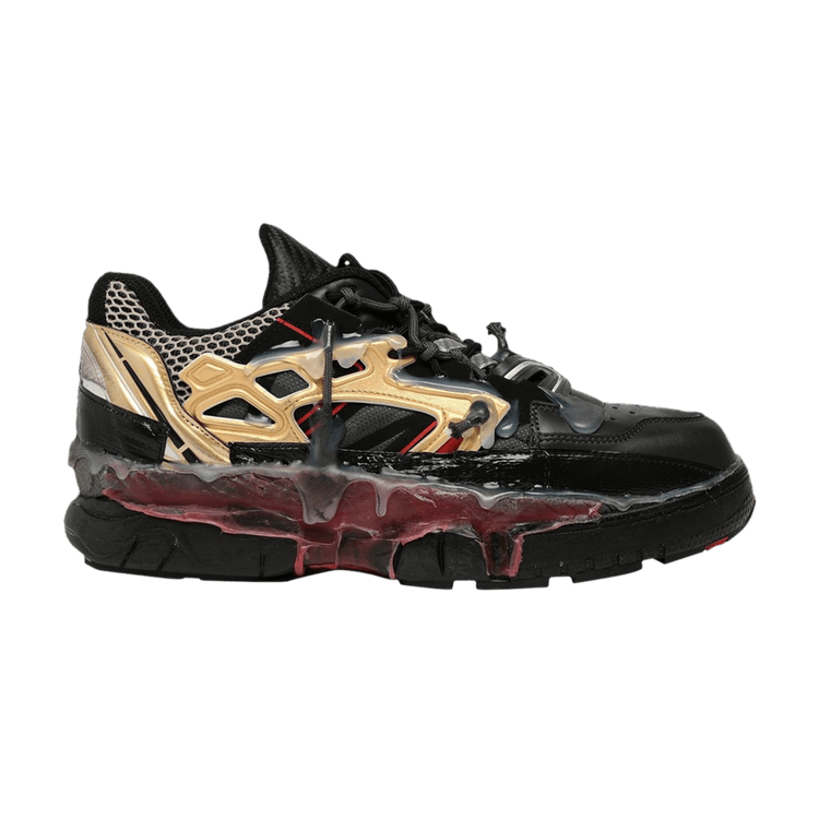 

Кроссовки Maison Margiela Fusion 'Black Gold Red', черный