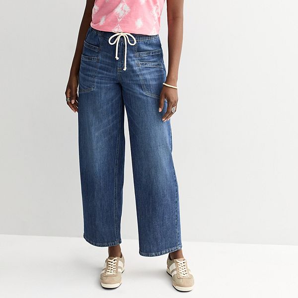 

Джинсы Petite High Rise Easy Sonoma Goods For Life, Dark Wash