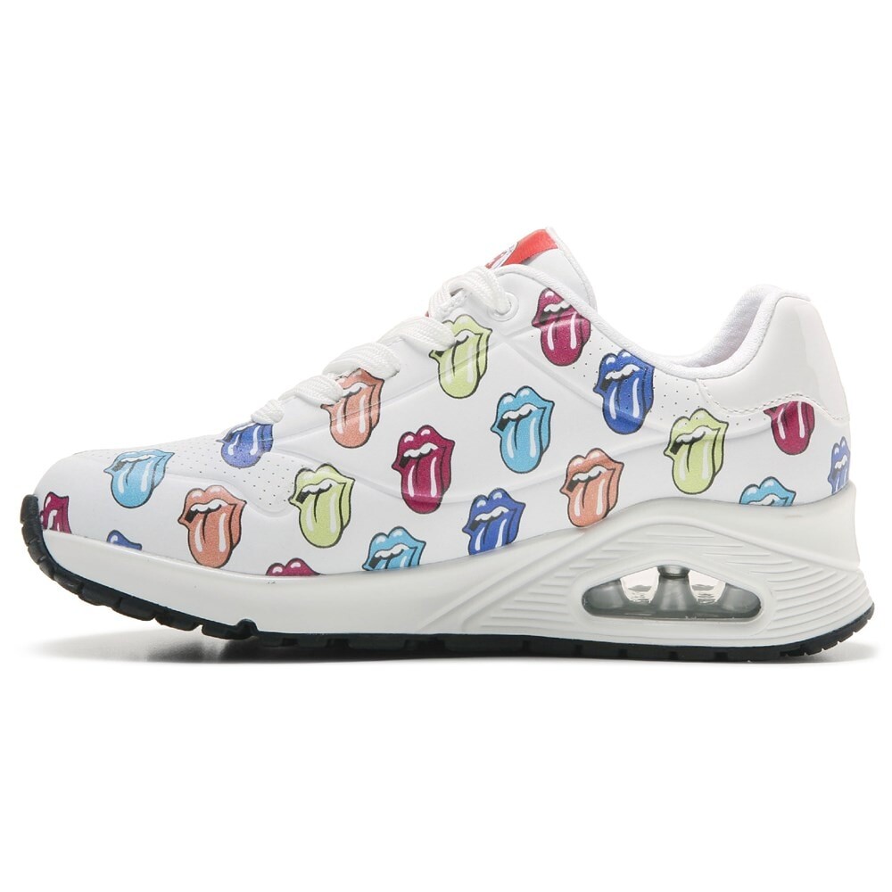 Женские кроссовки Rolling Stones Street Uno Skechers, белый — фото 3