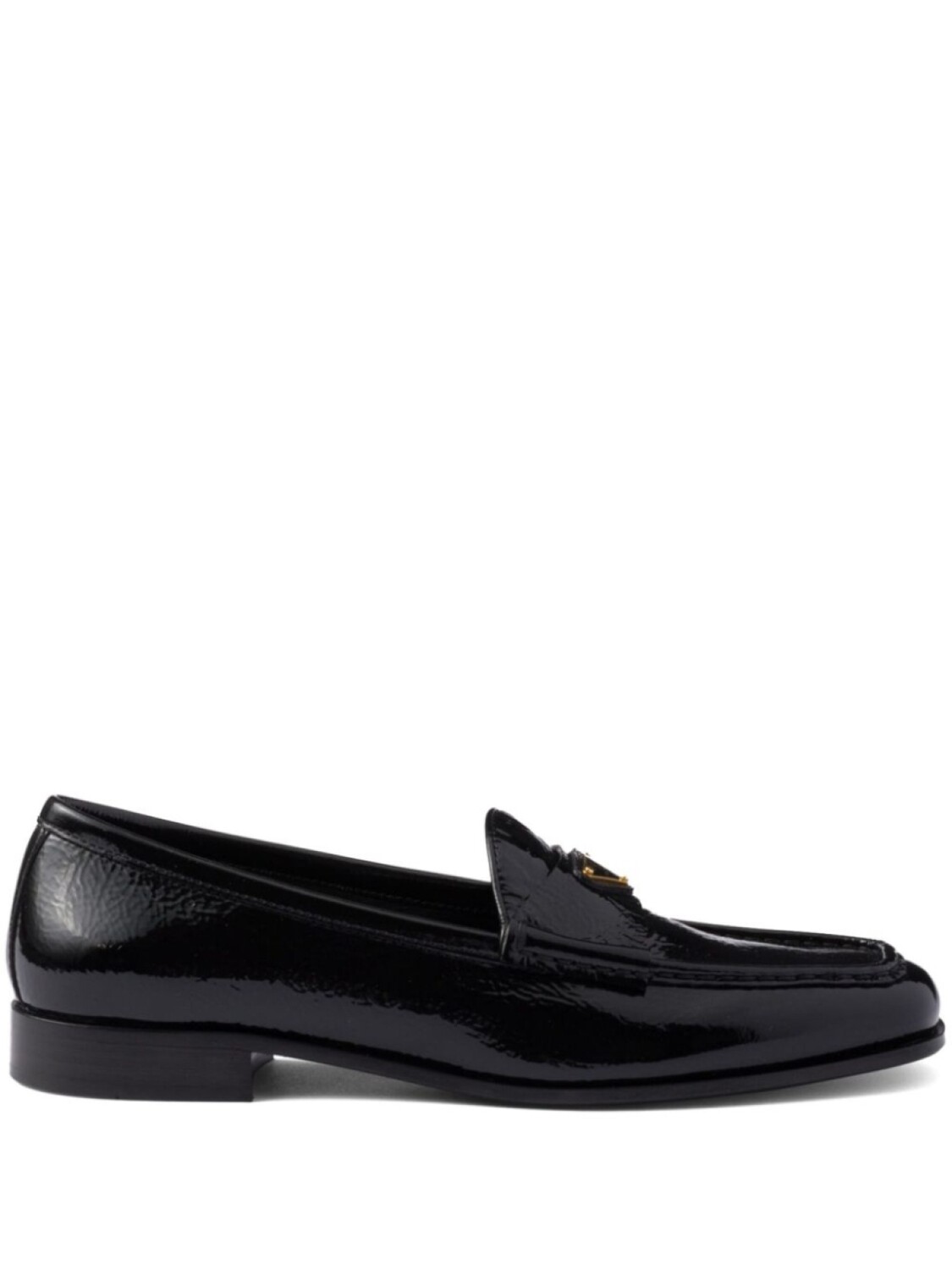 Лакированные лоферы Prada, черный