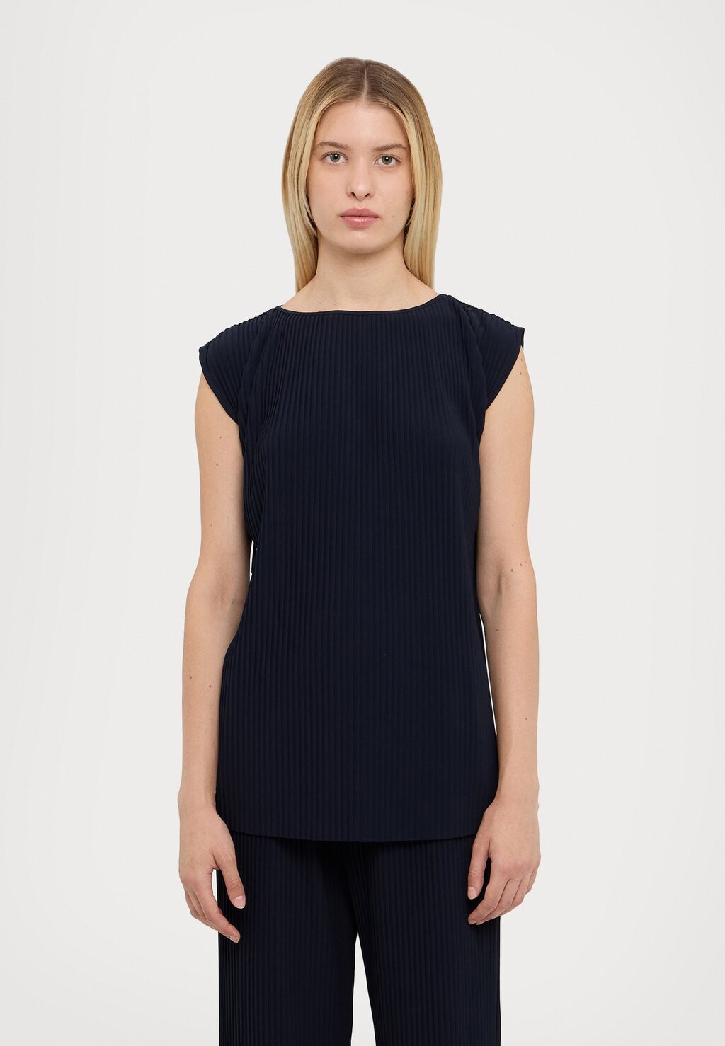 

Блуза CAMBUSA Max Mara Leisure, темно-синий