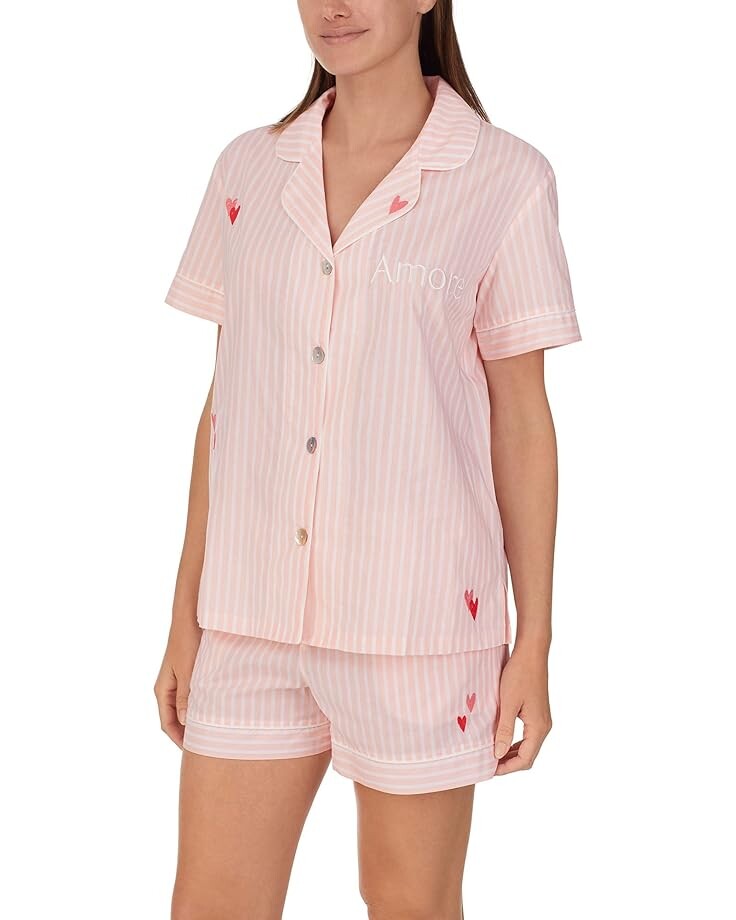 

Пижамный комплект Bedhead PJs Short Sleeve Shorty Set, цвет Candy Stripe