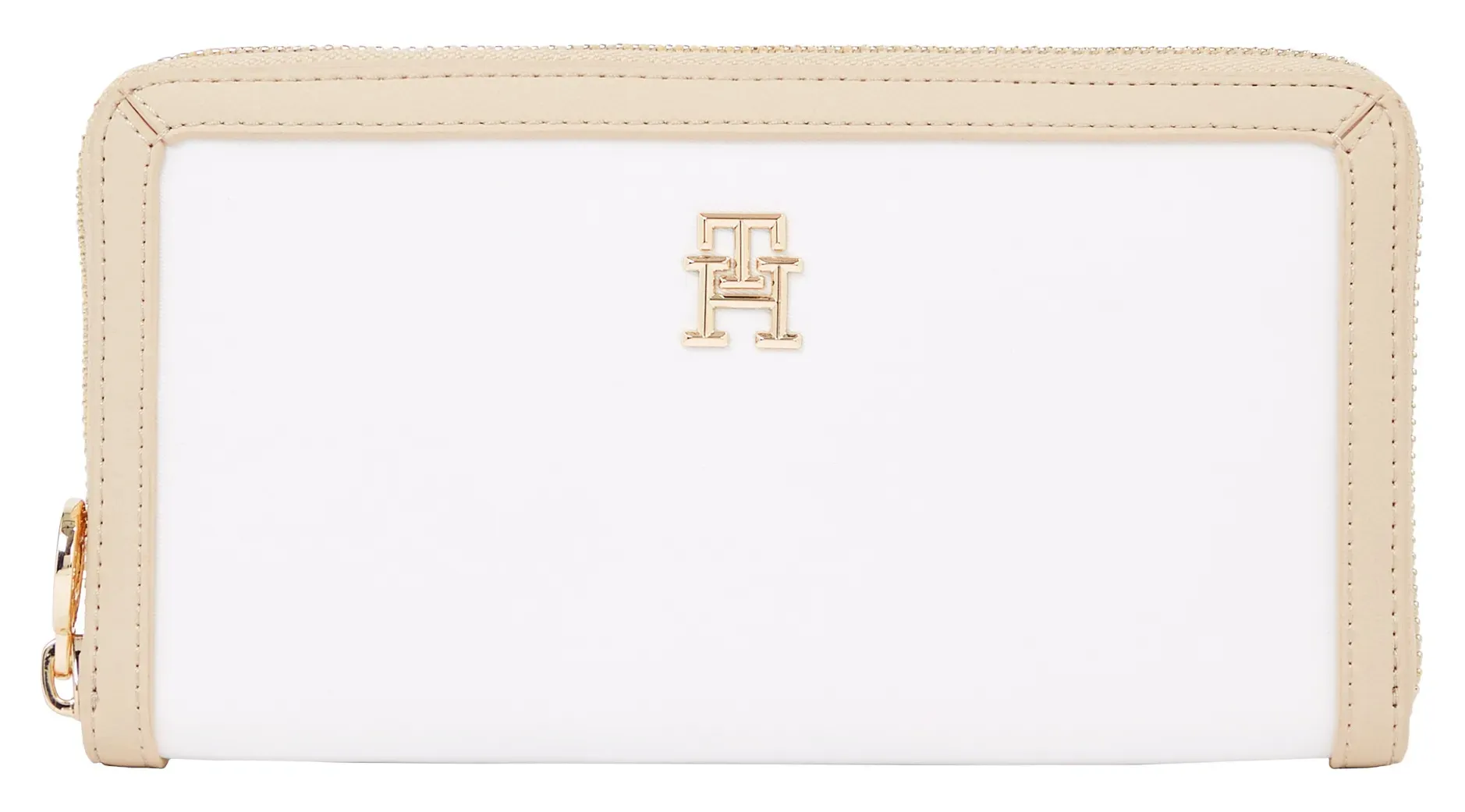 

Кошелек Tommy Hilfiger "TH ESSENTIAL S LARGE ZA CB" с деталями золотого цвета, цвет Neutral Mi