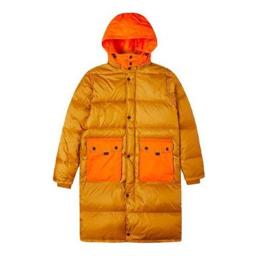 

Куртка Converse Counter Climate Long Down Jacket 'Wheat', оранжевый