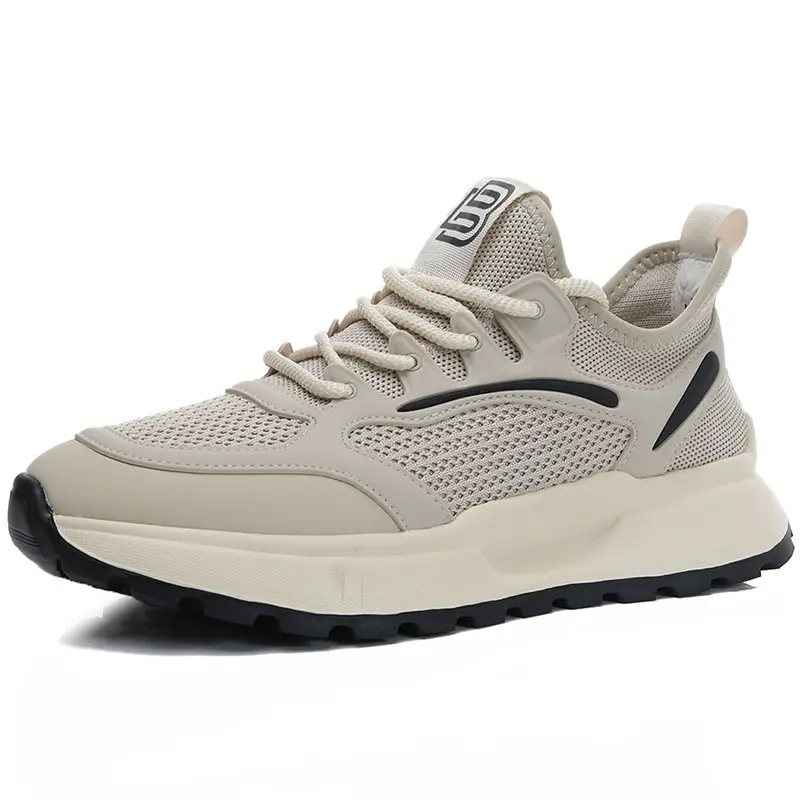 

SENJIALUO Абрикосовые мужские низкие повседневные кроссовки с защитой от истирания, дышащие, поддерживающие и легкие, цвет Apricot