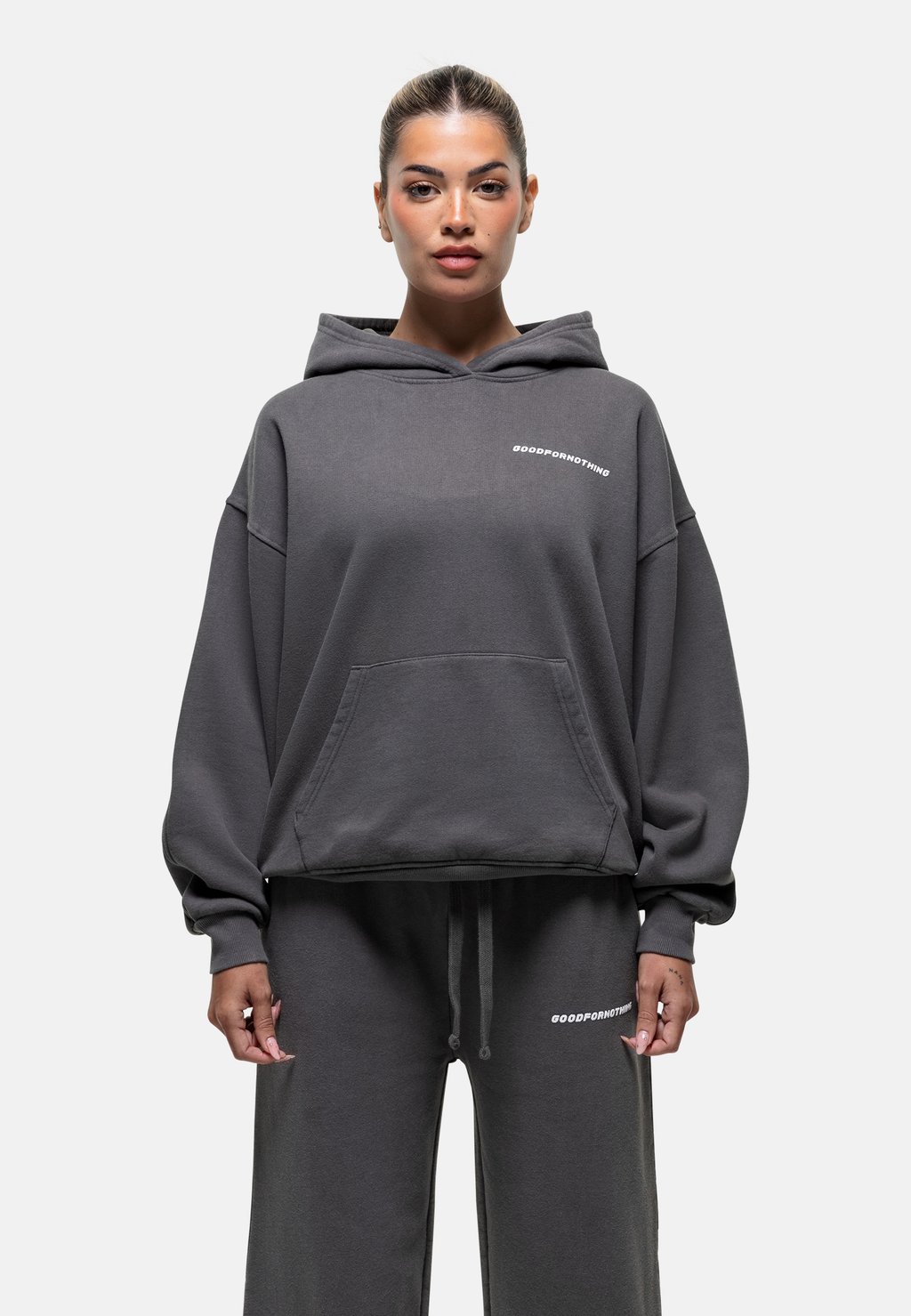 

Толстовка Hoodie Good For Nothing, серый