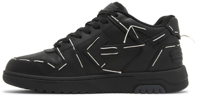 Кроссовки Off-White Out of Office 'Sartorial Stitch - Black', черный — фото 3