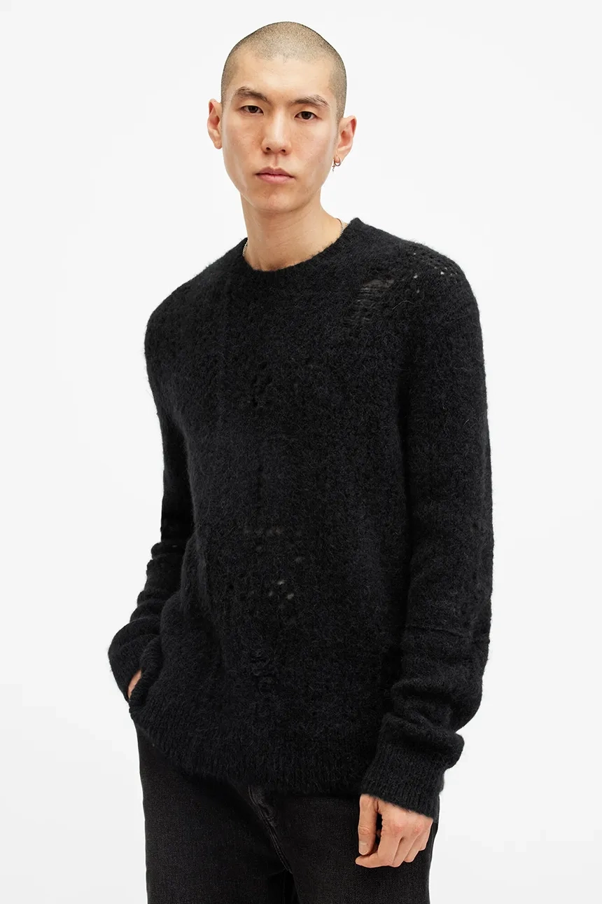 

HADWIN шерстяной свитер AllSaints, черный