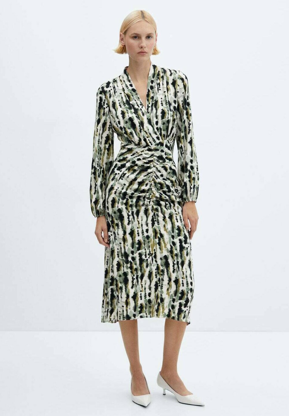 

Летнее платье Leonor Mango, цвет ecru